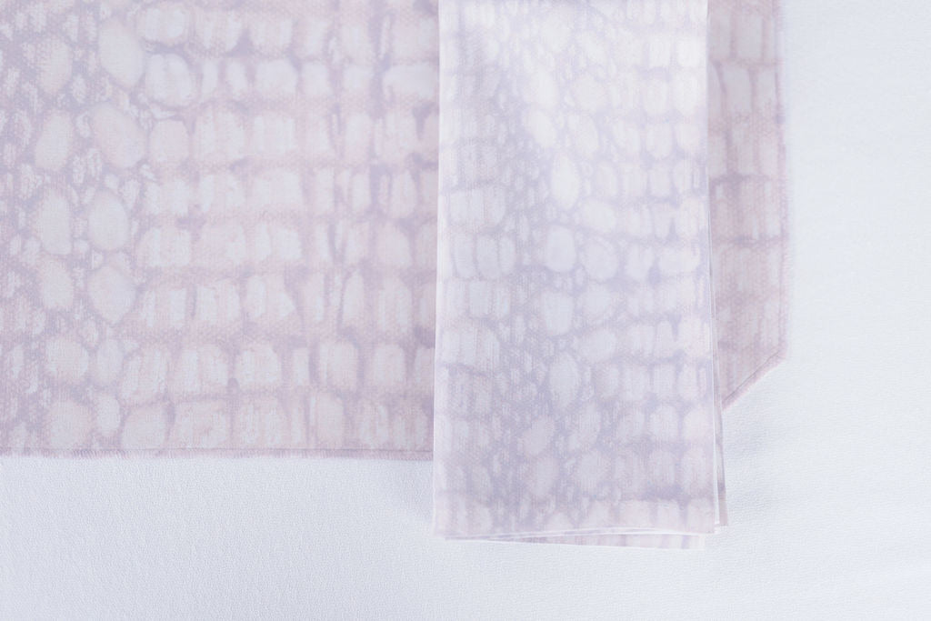 White Alligator Dinner Napkins | Set of 4