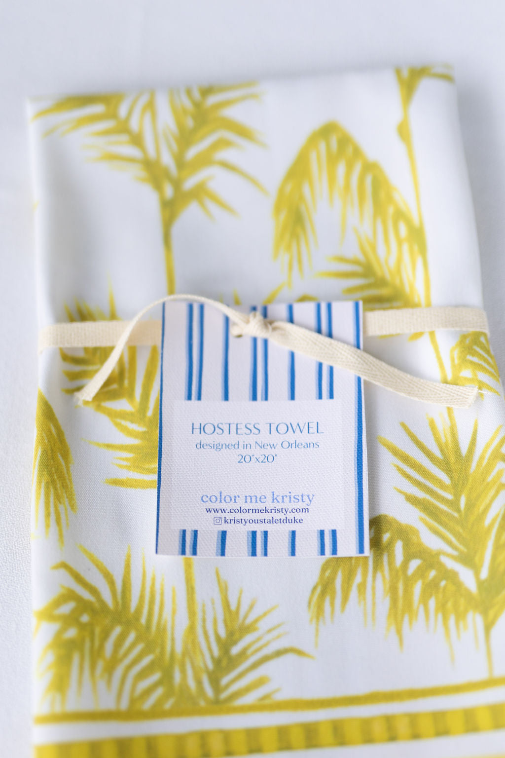 Palm Hostess Towel