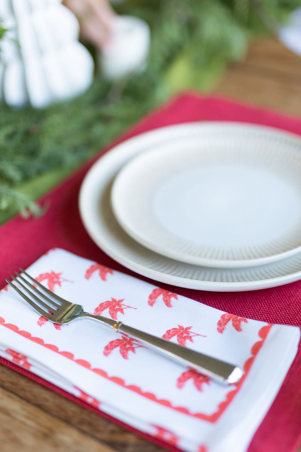 Shrimp Plant Napkins | Set of 4