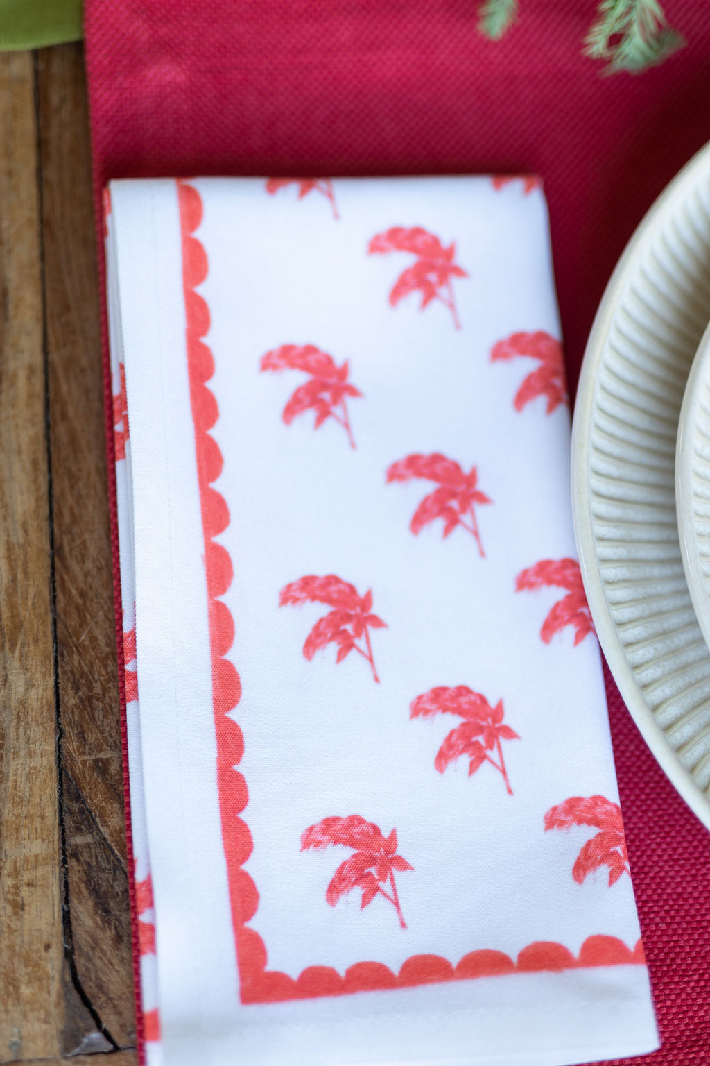Shrimp Plant Napkins | Set of 4