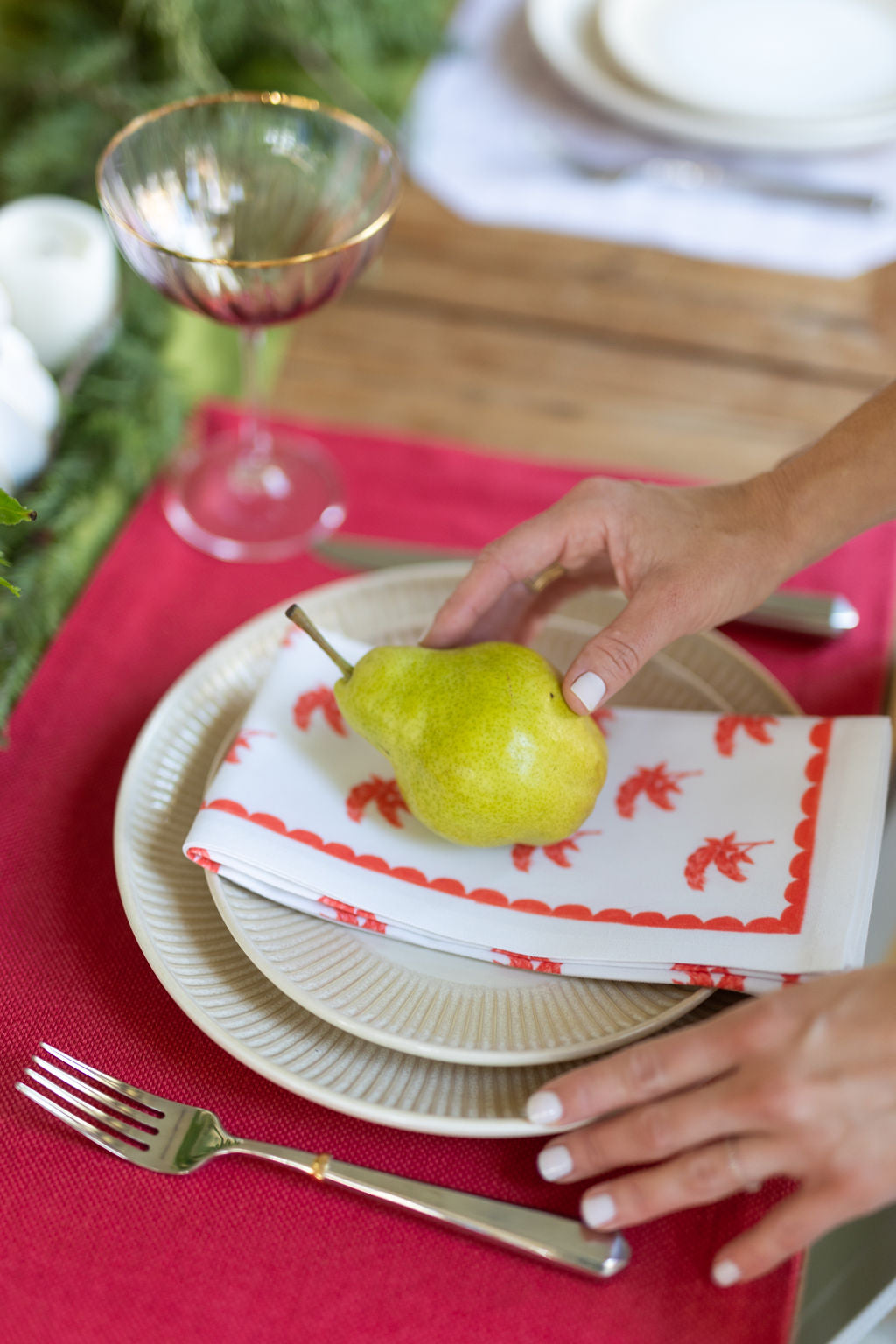Shrimp Plant Napkins | Set of 4