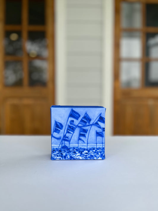 Find Me at the Fest - Small Canvas Wrapped Print
