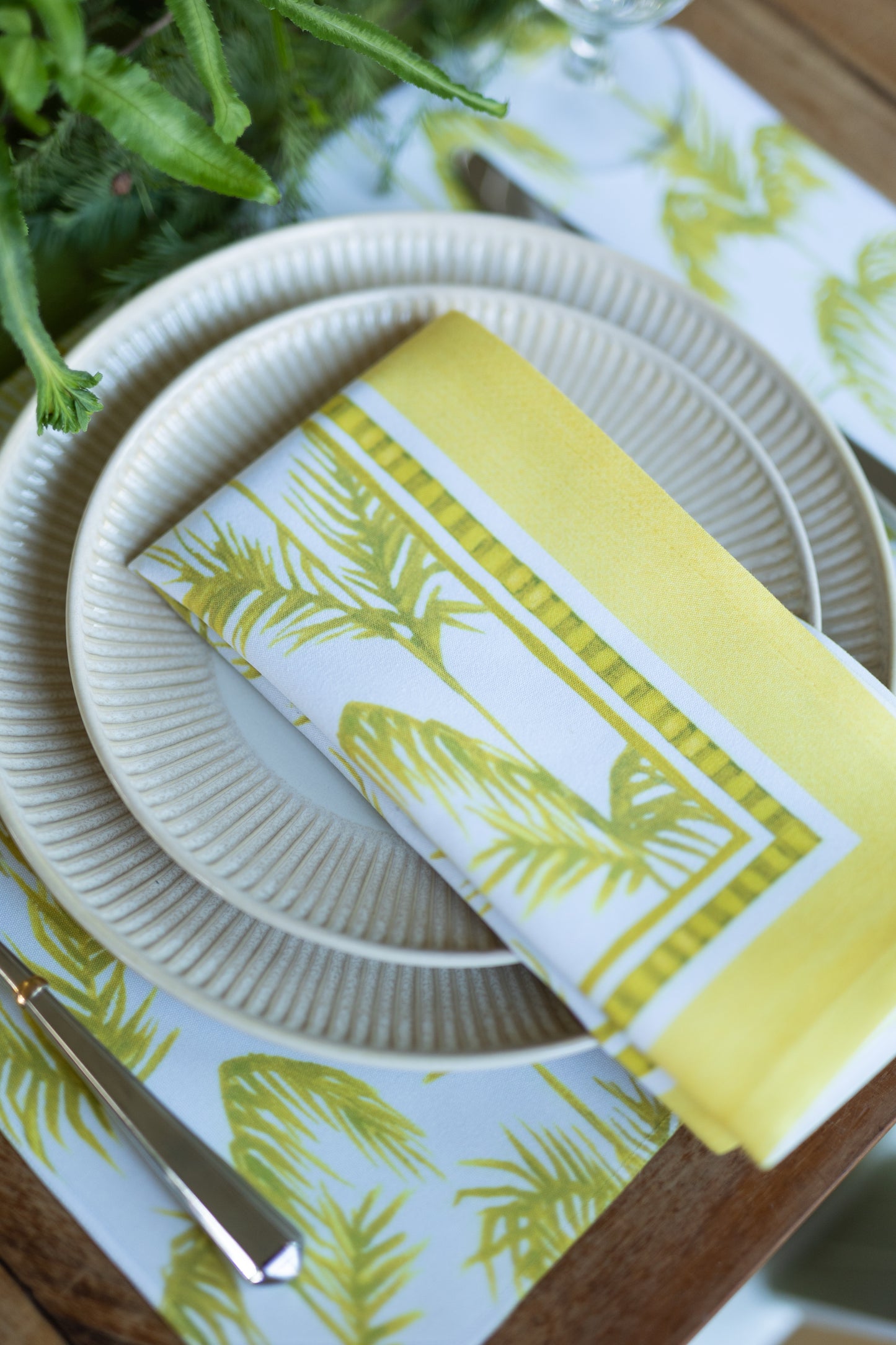 Palm Dinner Napkins | Set of 4