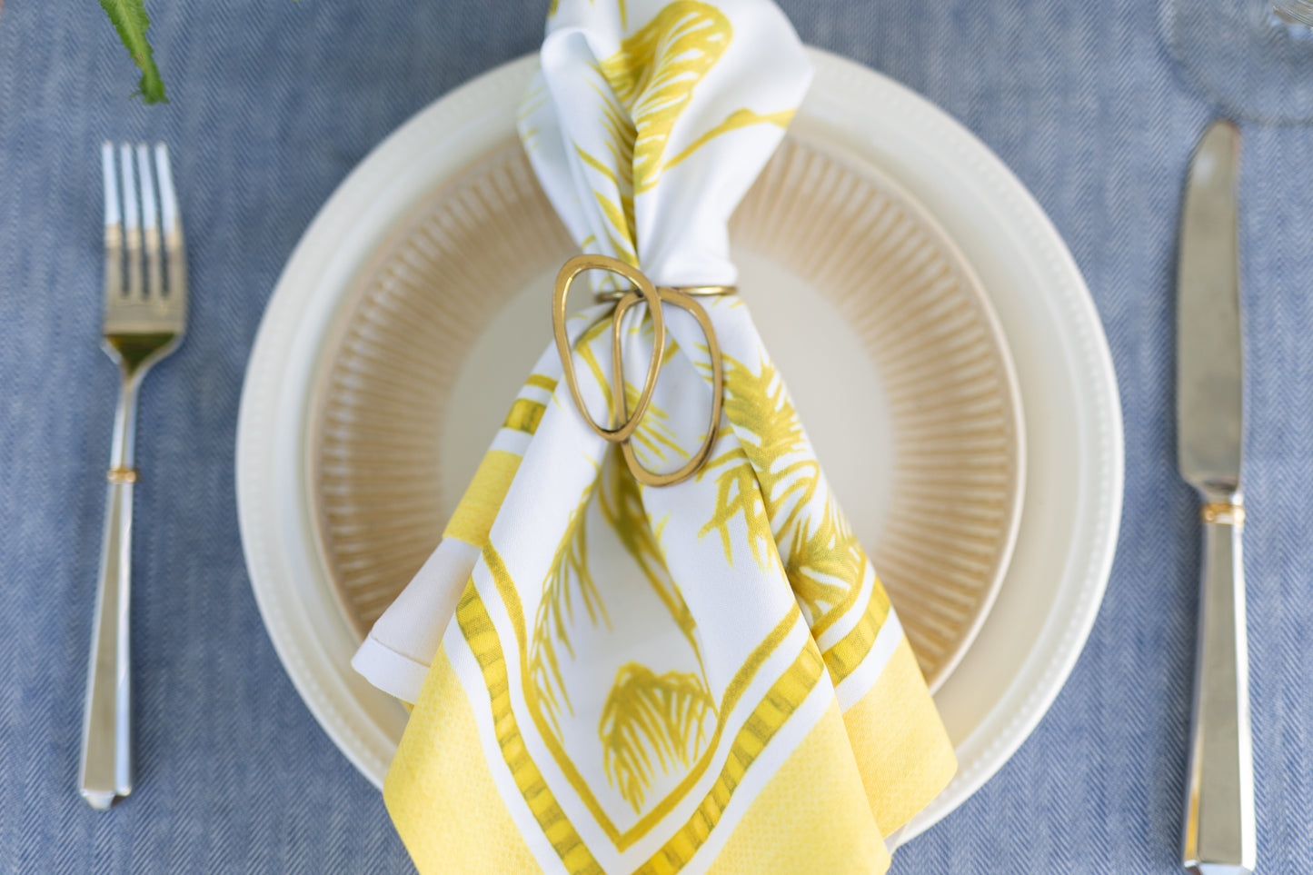 Palm Dinner Napkins | Set of 4