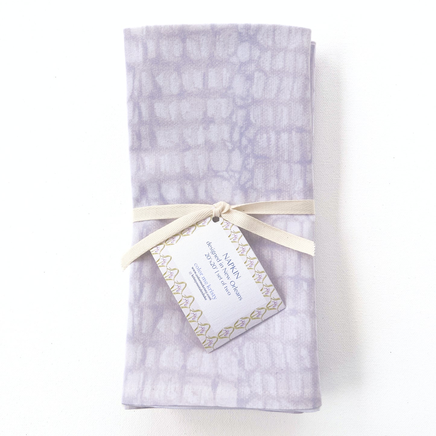 White Alligator Dinner Napkins | Set of 4