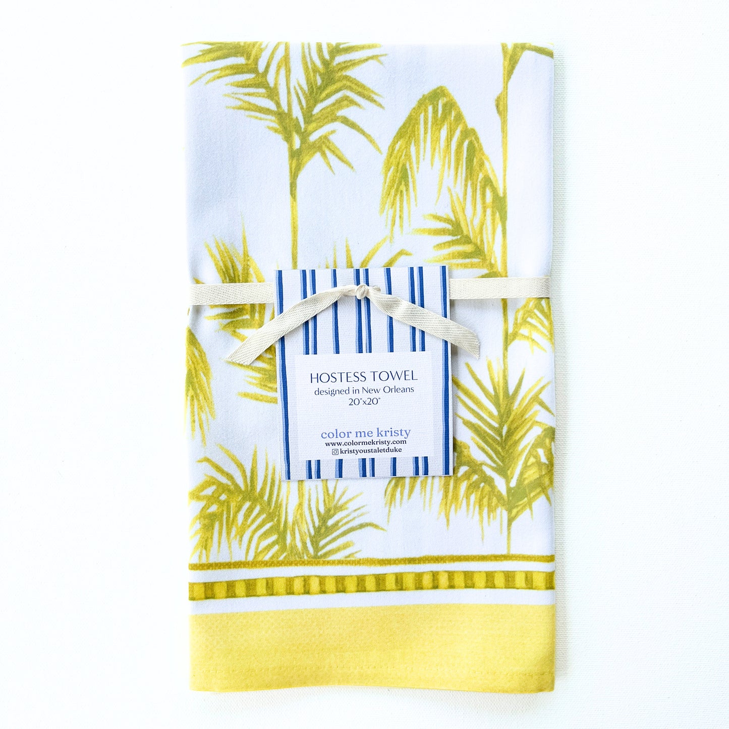 Palm Hostess Towel