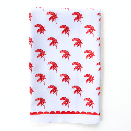 Shrimp Plant Hostess Towel