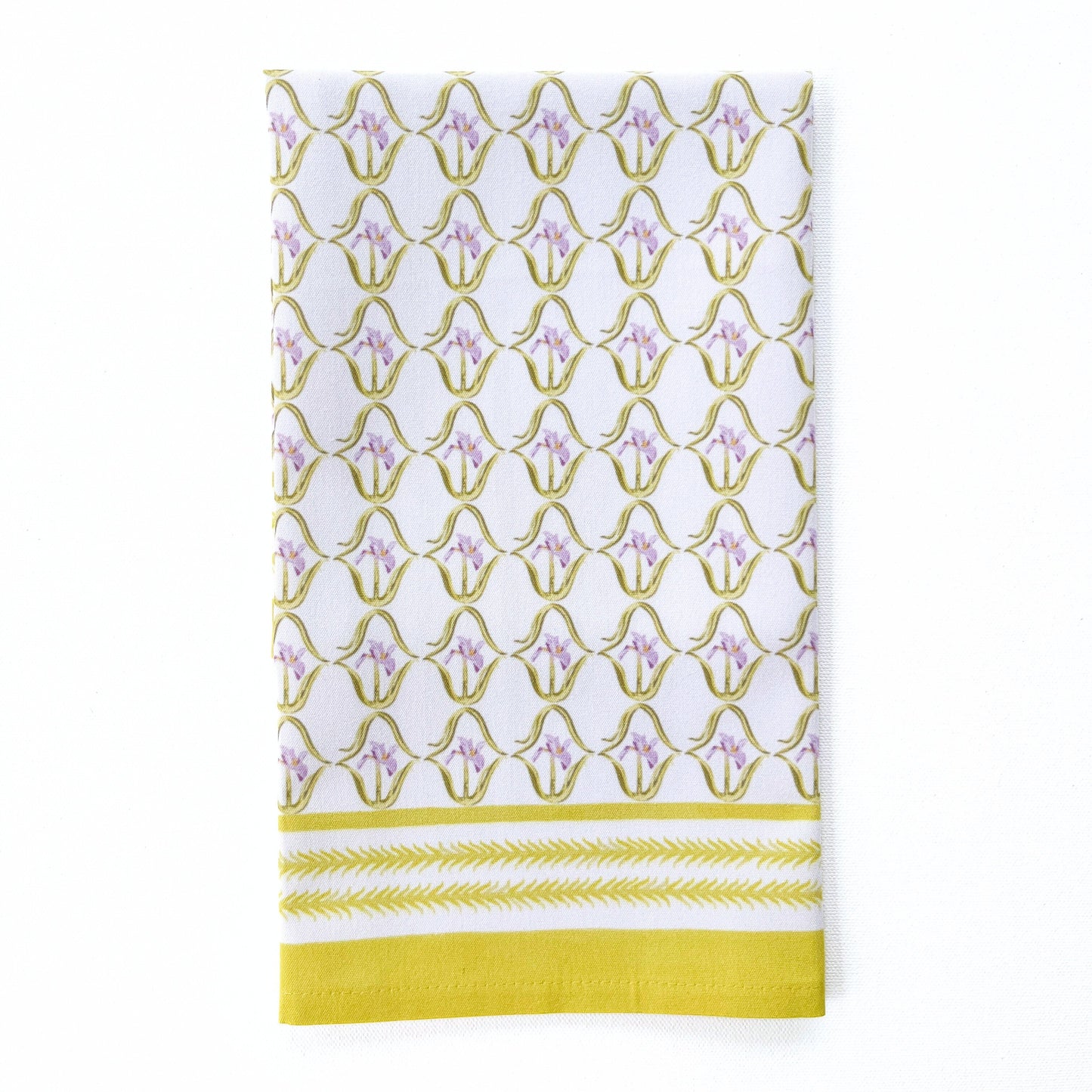 Iris in French Pink Hostess Towel