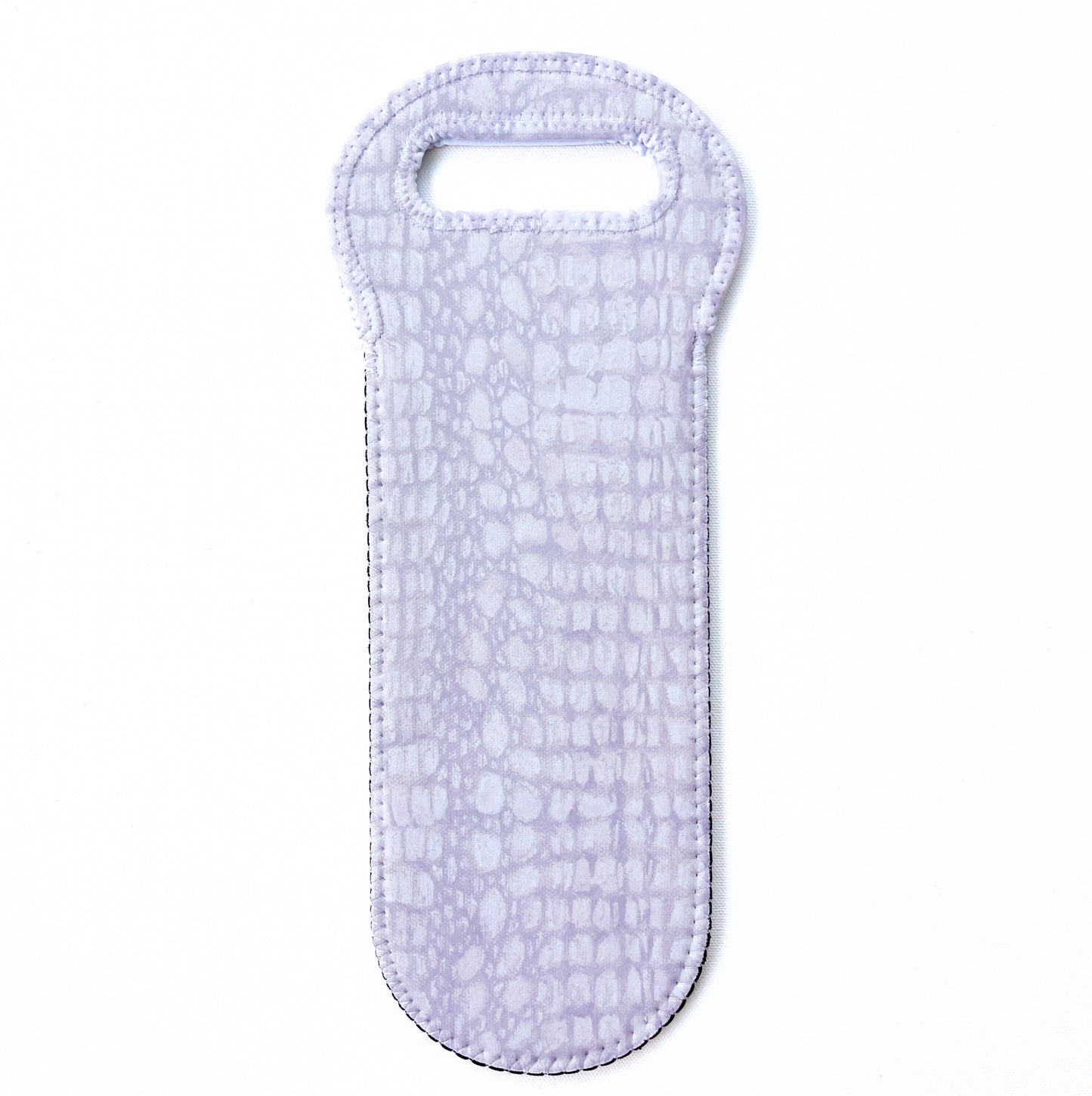 White Alligator Wine Tote