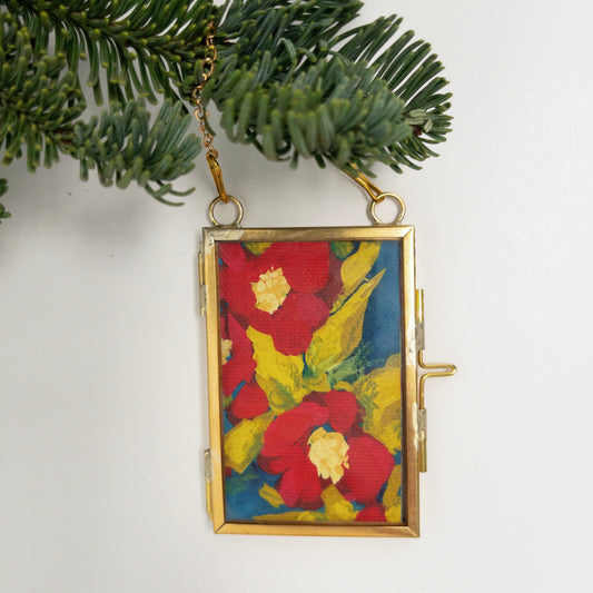 Yuletide Camellia Ornament