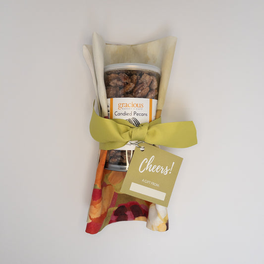 Pecan Bundle with Zinnia Hostess Towel