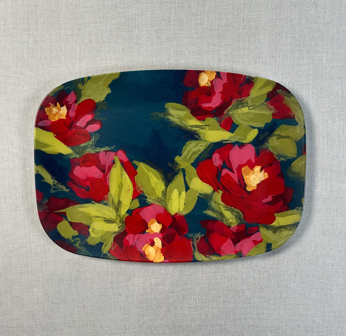 Yuletide Camellia - Melamine Tray