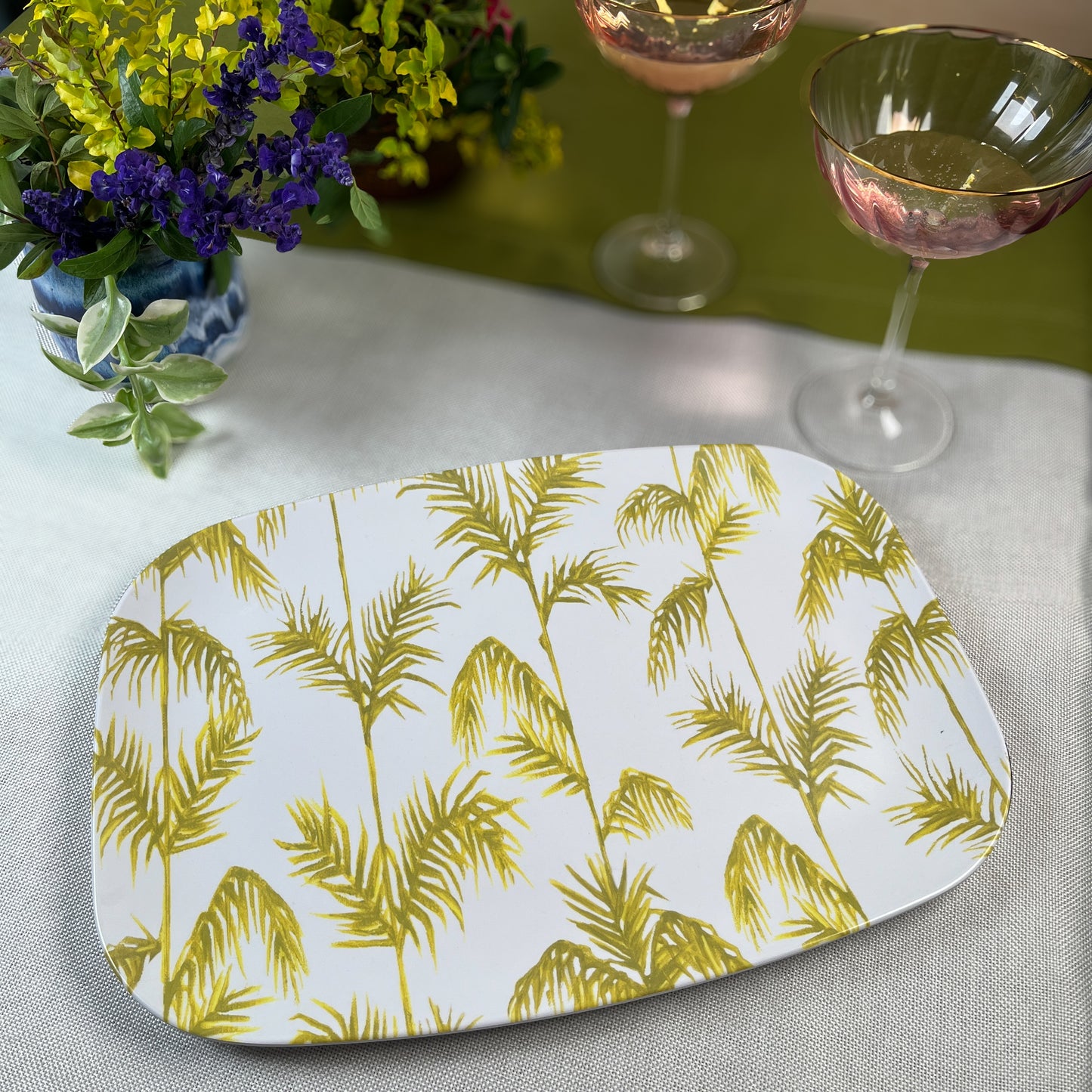 Palm Melamine Tray