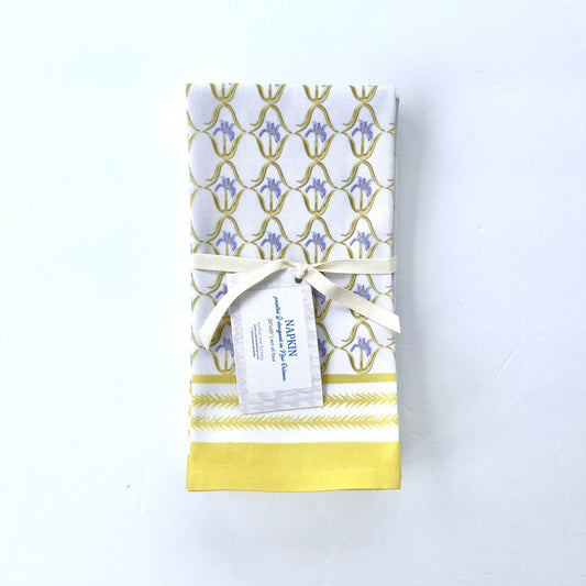 Iris in Lilac Dinner Napkins | Set of 4