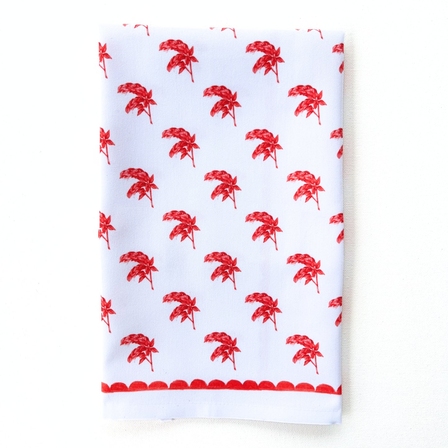 Shrimp Plant Hostess Towel